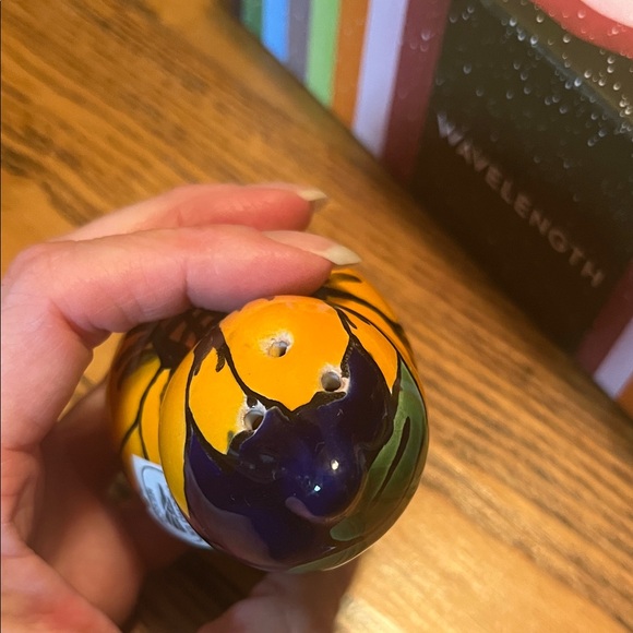 Hand-Painted Floral Salt and Pepper Shakers - Picture 6 of 14